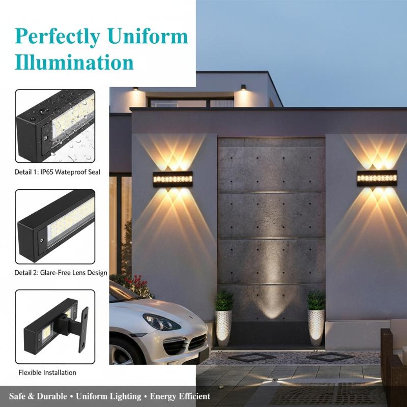 Lighting Decor Outdoor - Outdoor Waterproof Wall Light 10W 8W