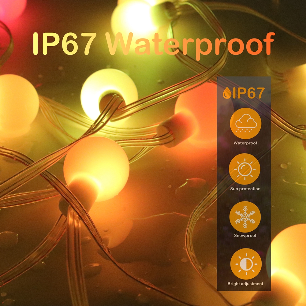 WS2812b LED Round Ball String  - Lighting Decor And More recensie en prijs