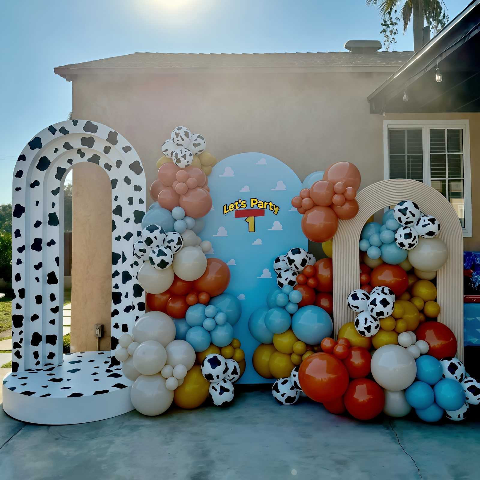 Western Balloon Arch Kit 121pc - Orange Lighting Decor recensie en prijs