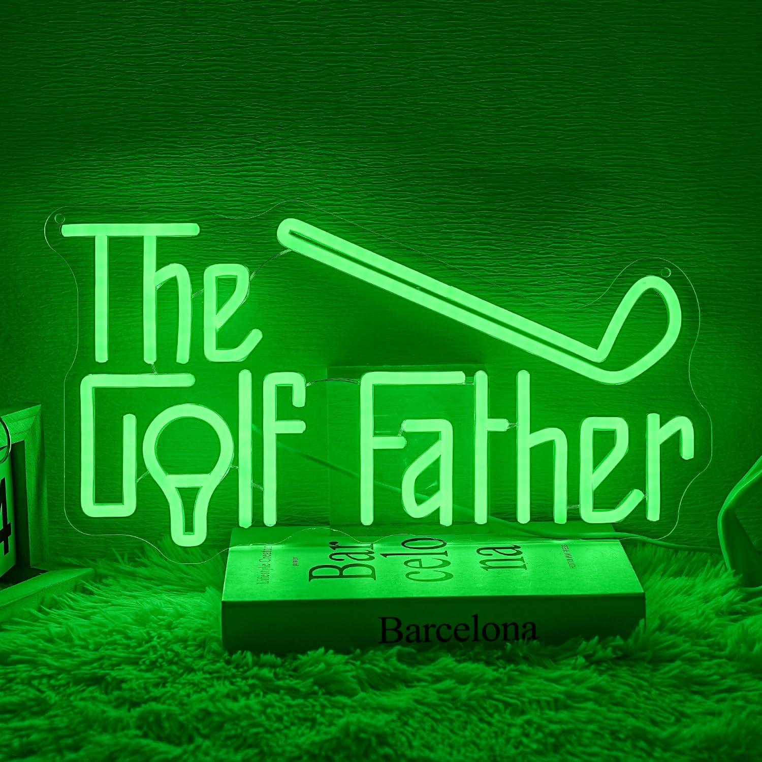 The Golf Father Neon Sign USB  - Office Lighting Decor recensie en prijs