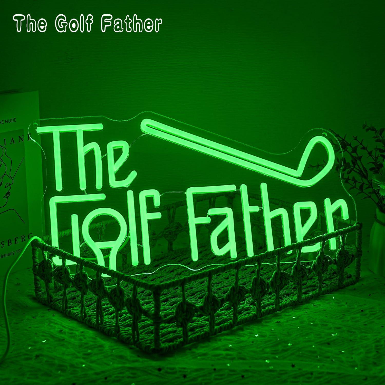 The Golf Father Neon Sign USB  - Office Lighting Decor recensie en prijs