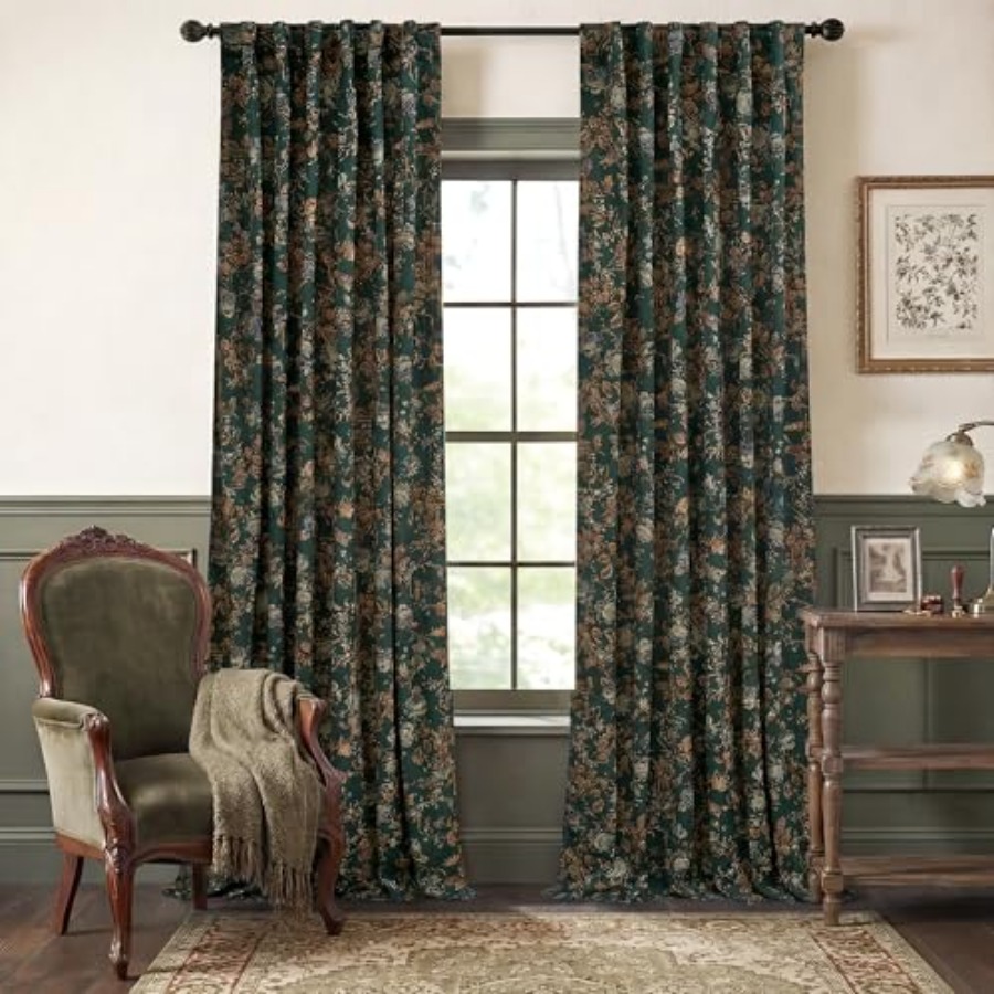 Velvet Curtains Print Curtains - Office Lighting Decor recensie en prijs