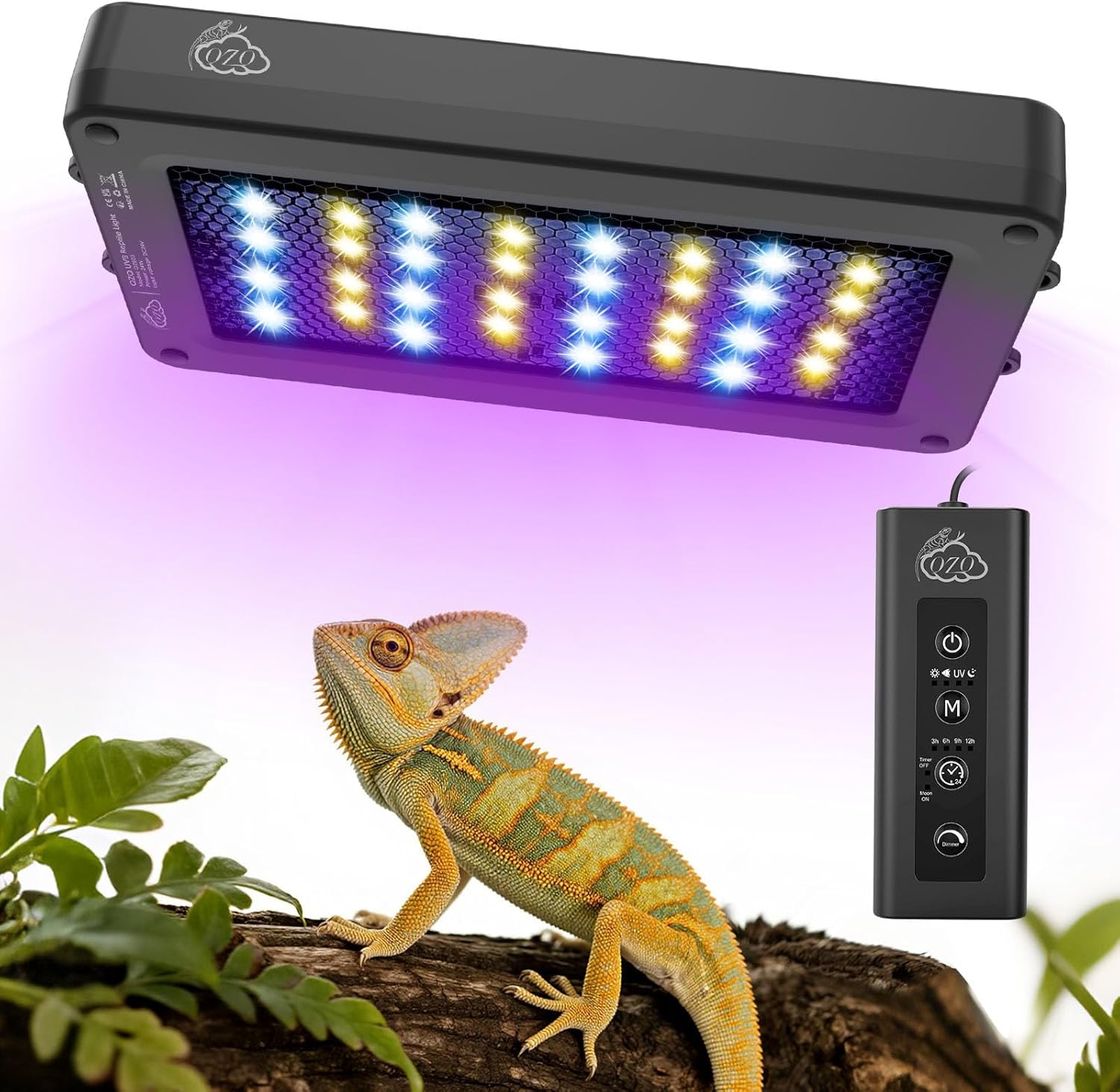 24W LED UVA UVB Reptile Lamp w - Gecko Lighting & Decor recensie en prijs