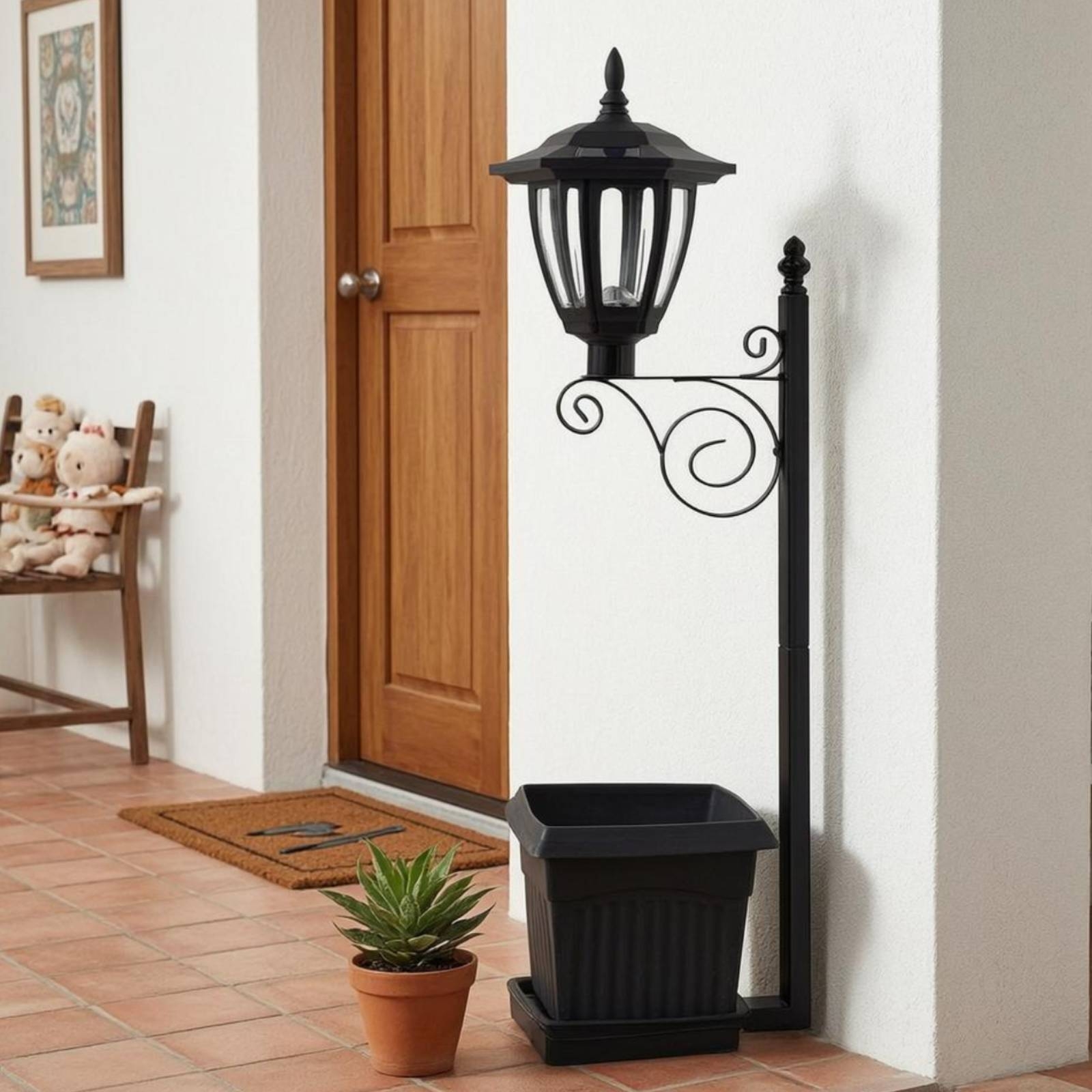 Solar Flower Pot Light Wrought - Lighting Decoration Outdoor recensie en prijs