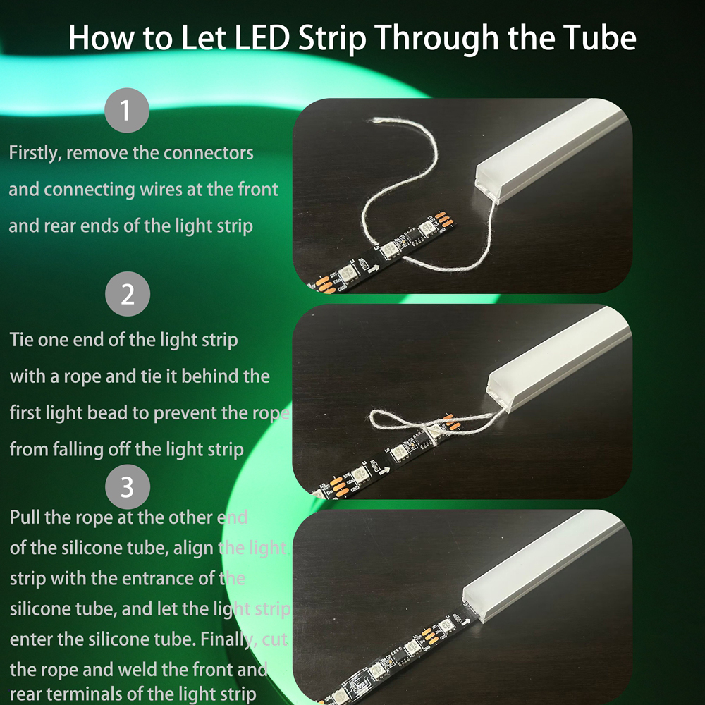 Black Silicone Neon LED Tube I - Lighting Decor And More recensie en prijs