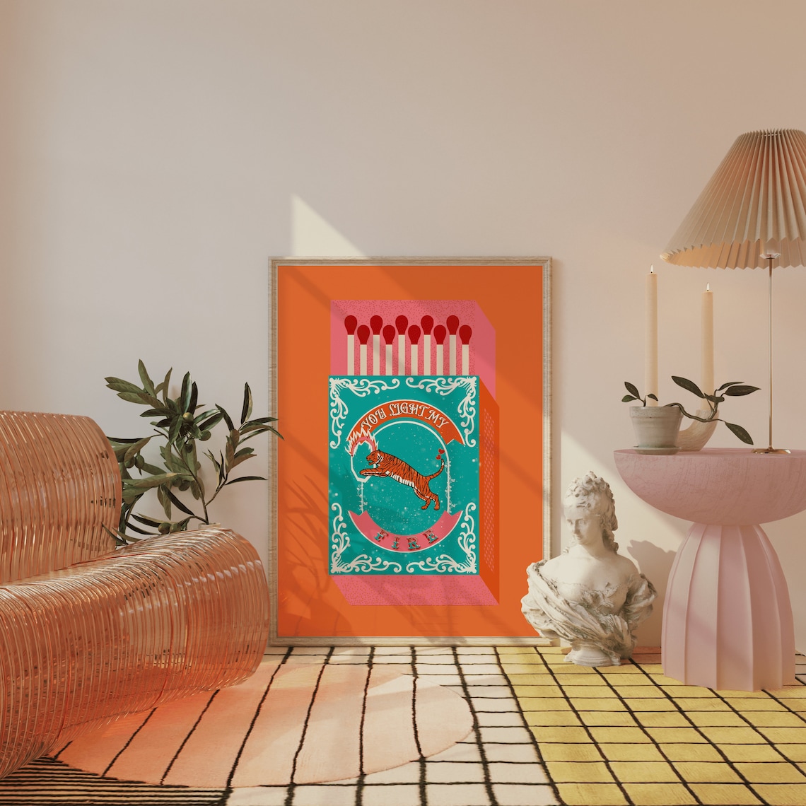 You Light My Fire Orange Match - Lighting Decor Living Room recensie en prijs
