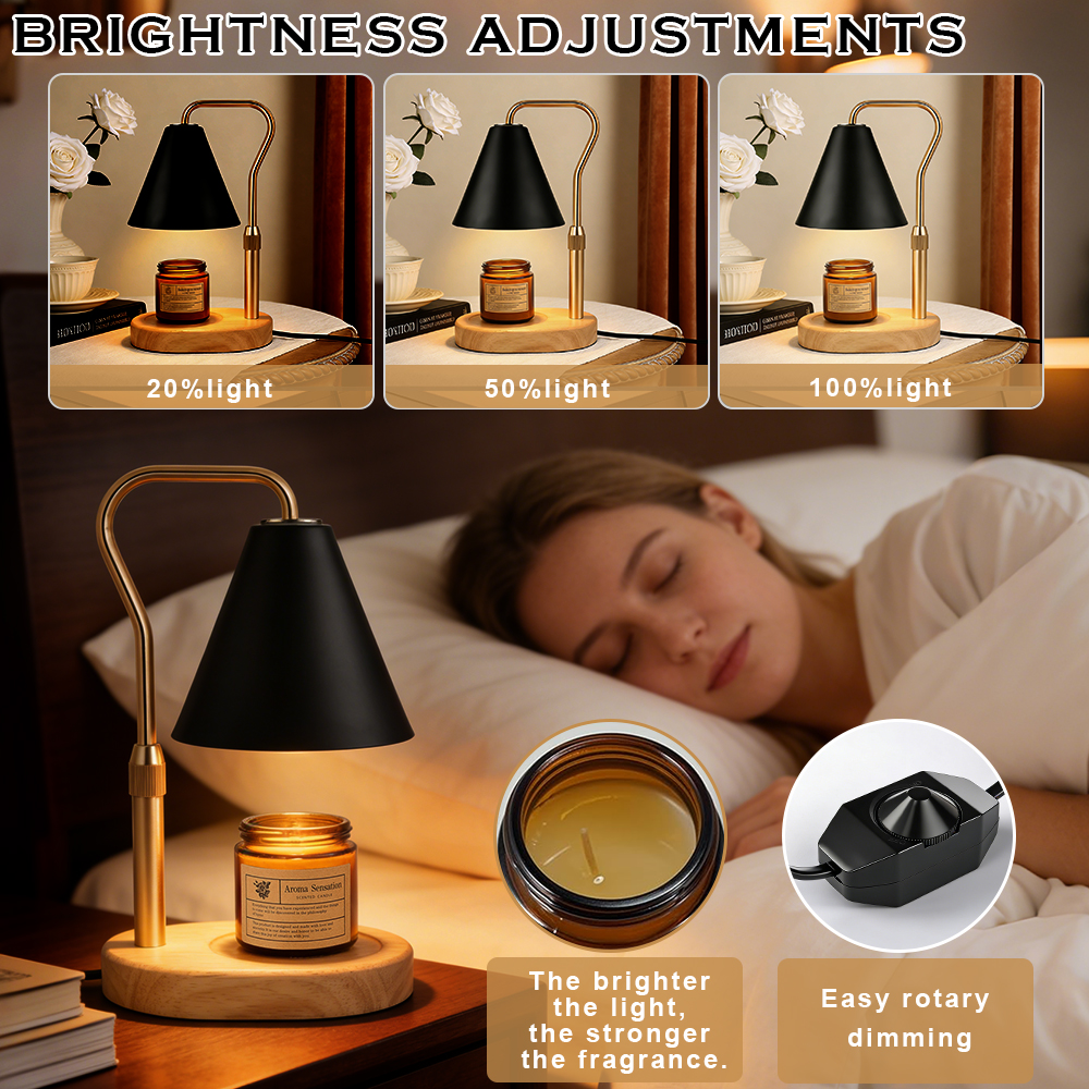 Black Candle Warmer Lamp Kitch - Lighting Decor Living Room recensie en prijs