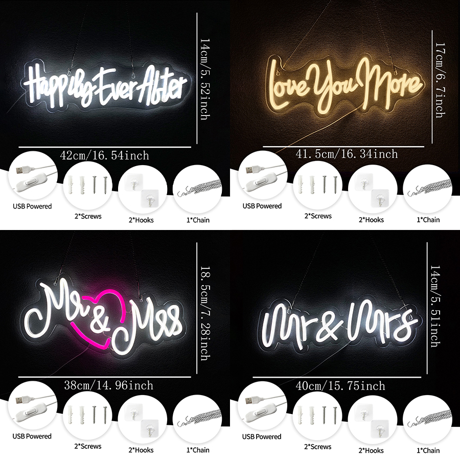 Love You More Neon Sign For Wa - Lighting Decor And More recensie en prijs