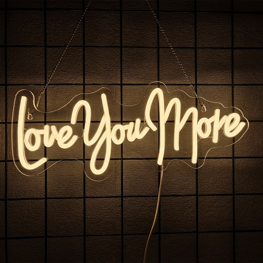 Love You More Neon Sign For Wa - Lighting Decor And More recensie en prijs