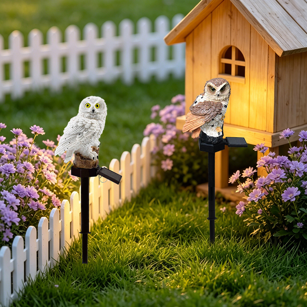 Owl Solar Light, Resin Owl Gro - Lighting Decor Outdoor recensie en prijs