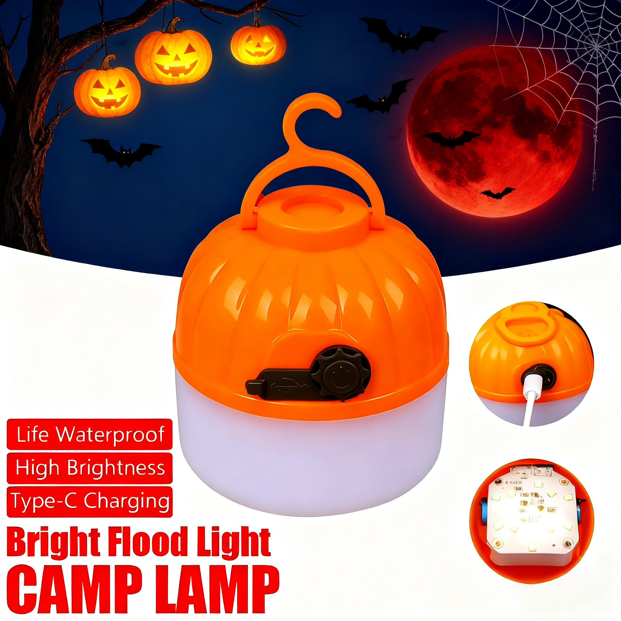 Mini Portable Halloween Pumpki - Lighting Decoration Outdoor recensie en prijs