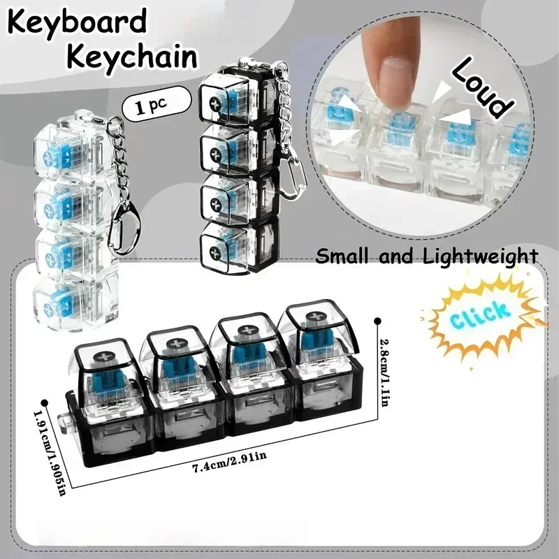 LED Light-Up Keychain Keyboard - Office Lighting Decor recensie en prijs