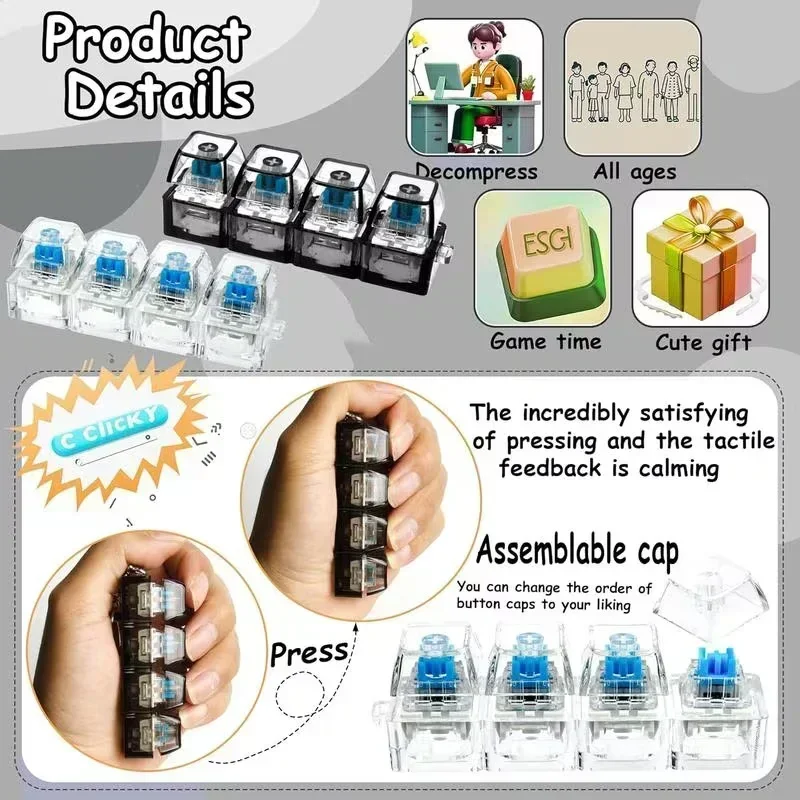 LED Light-Up Keychain Keyboard - Office Lighting Decor recensie en prijs