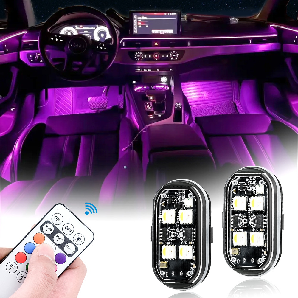 2/4pcs Wireless LED Strobe Lig - Lzpz Rui Decor Lighting Store recensie en prijs
