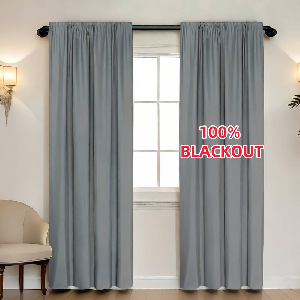 1pc 100% Blackout Curtain with - Office Lighting Decor recensie en prijs