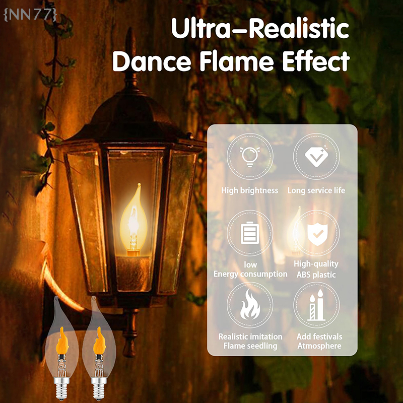 【Ja】Flickering Flame Light Bul - Lighting Decor And More recensie en prijs