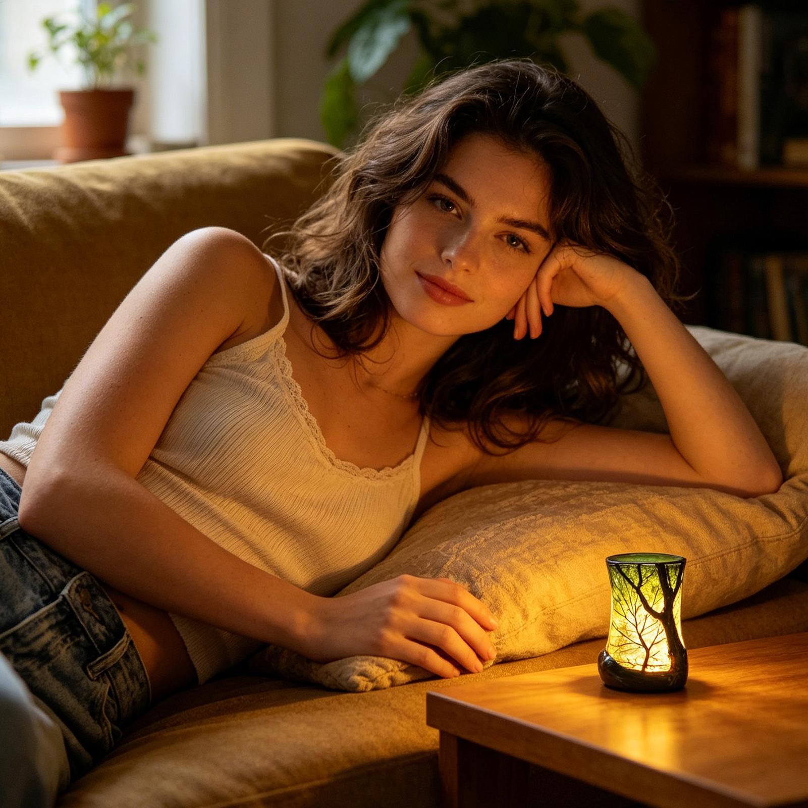 Bedside Table Lamp Forest Nigh - Office Lighting Decor recensie en prijs