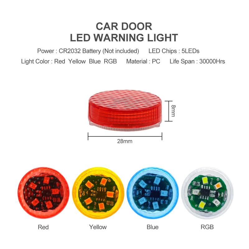 1/2/4pcs Universal LED Car Ope - Lzpz Rui Decor Lighting Store recensie en prijs