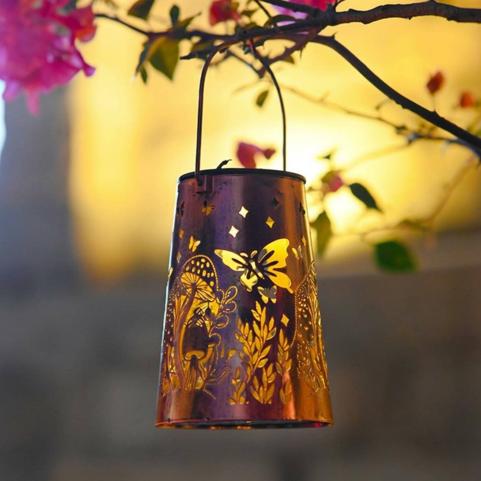 Floral Garden Lantern Pattern  - Lighting Decor Outdoor recensie en prijs