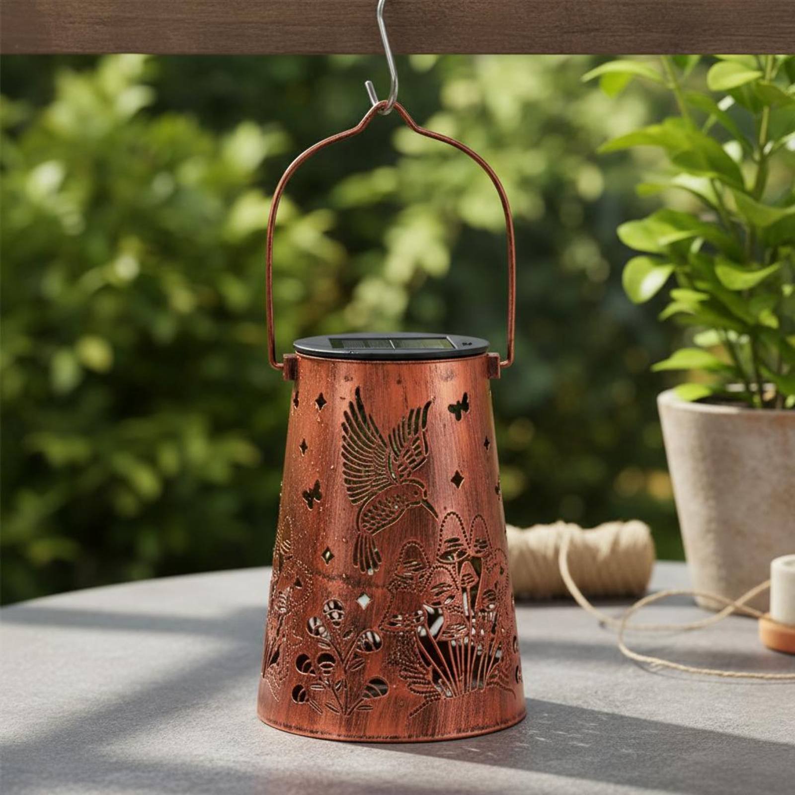 Floral Garden Lantern Pattern  - Lighting Decor Outdoor recensie en prijs