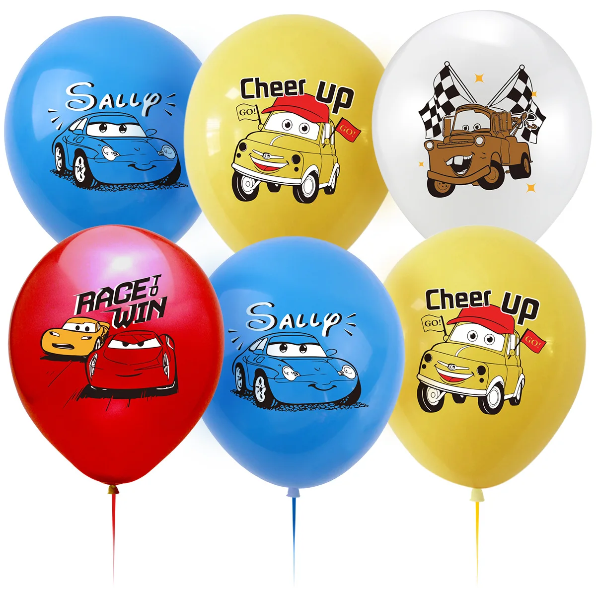 10pcs Cars 12 Inch Latex Ballo - Lighting Mcqueen Birthday Decor recensie en prijs