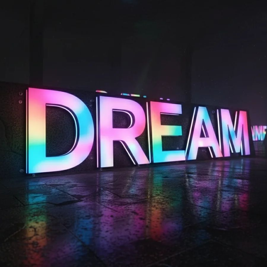 Custom RGB Metal LED Sign Wall - Lighting Decor Company recensie en prijs