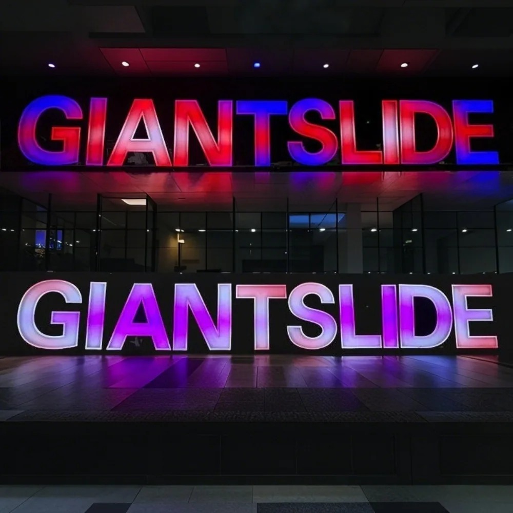 Custom RGB Metal LED Sign Wall - Lighting Decor Company recensie en prijs