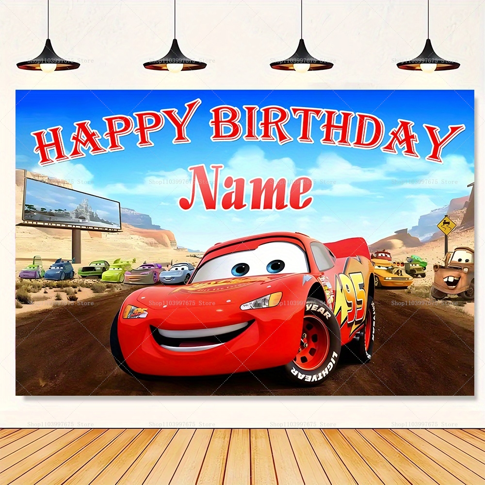 Customizable Disney Lightning  - Lighting Mcqueen Birthday Decor recensie en prijs