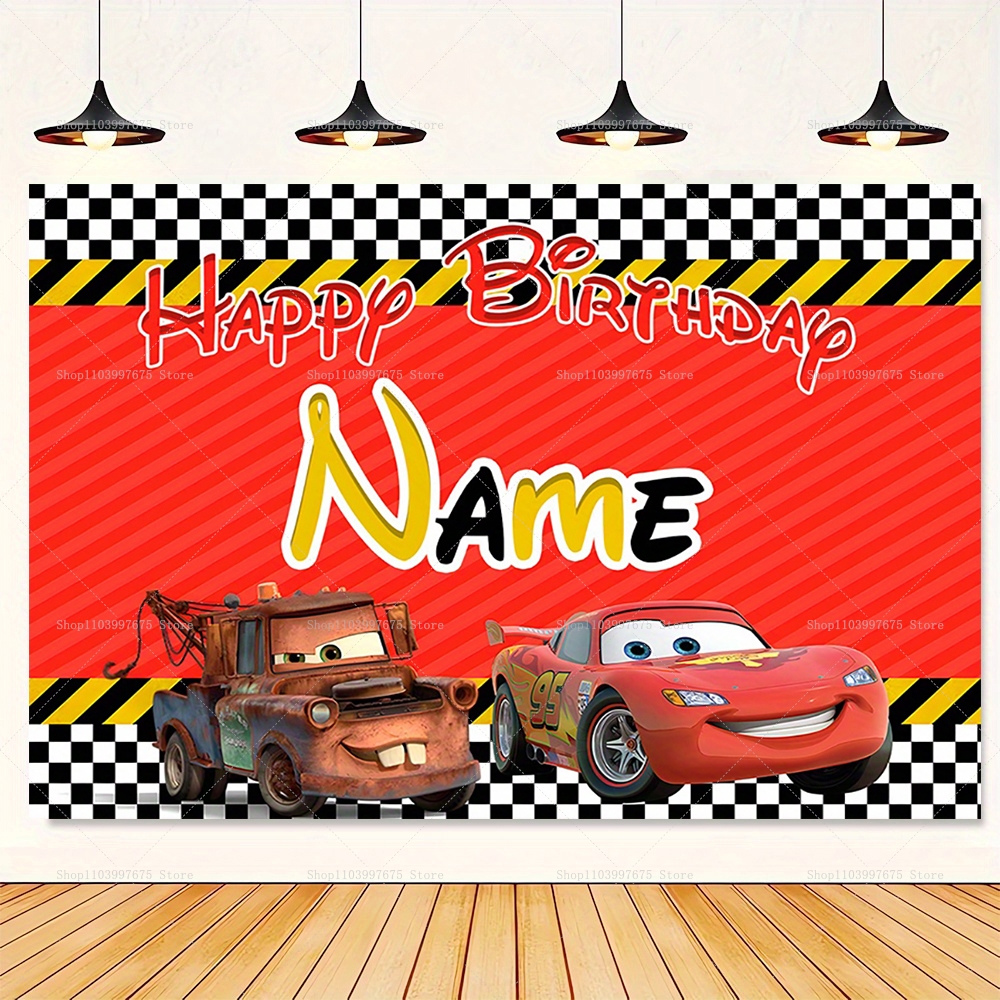 Customizable Disney Lightning  - Lighting Mcqueen Birthday Decor recensie en prijs