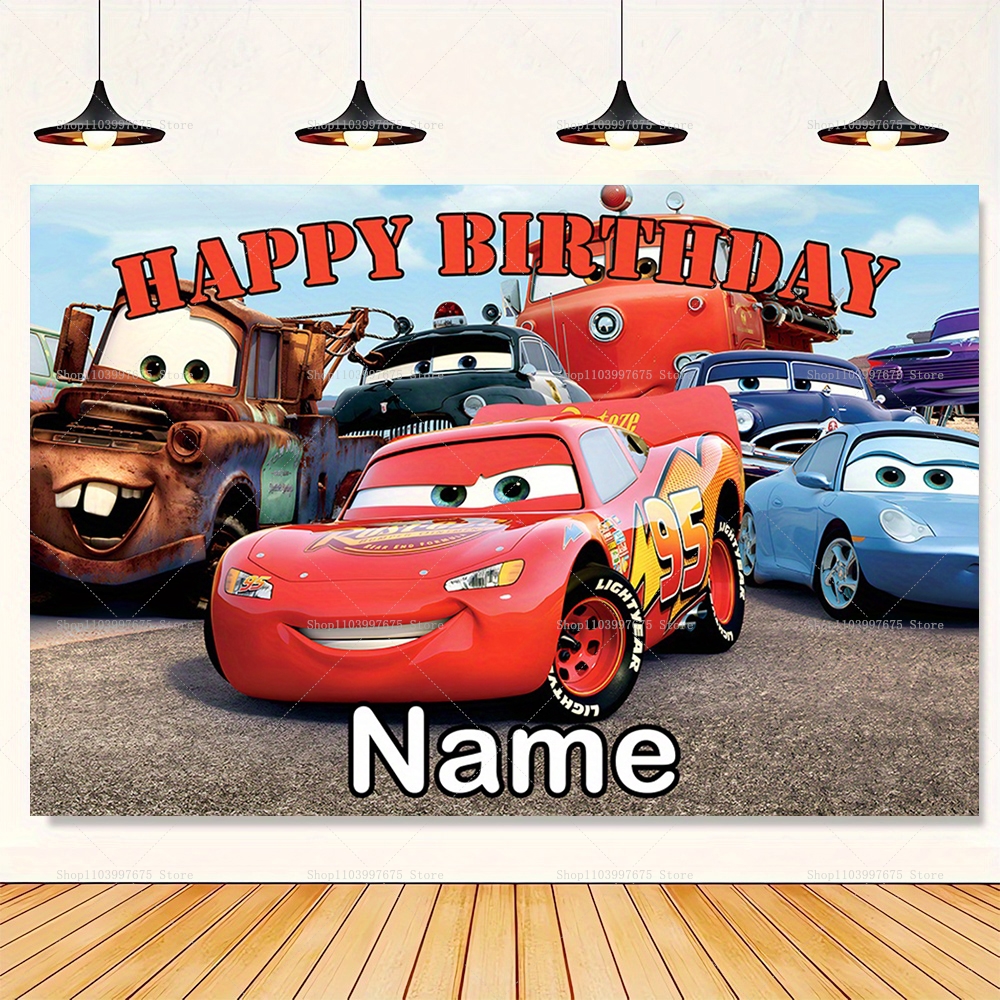 Customizable Disney Lightning  - Lighting Mcqueen Birthday Decor recensie en prijs