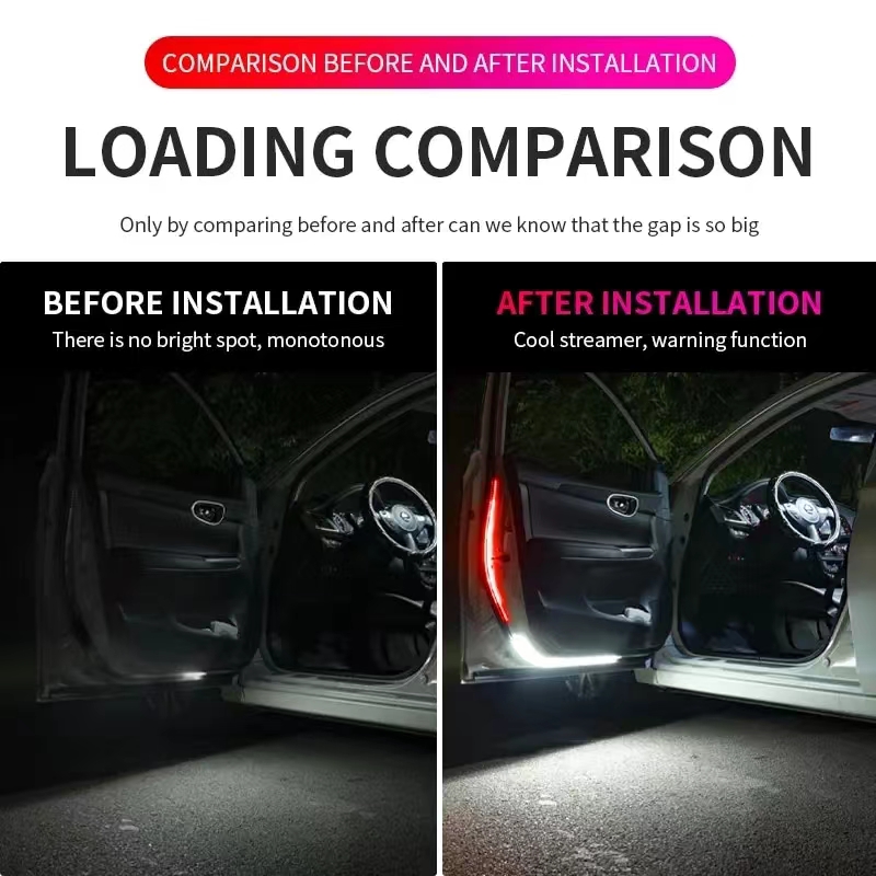 12V LED Car Door Opening Warni - Lzpz Rui Decor Lighting Store recensie en prijs