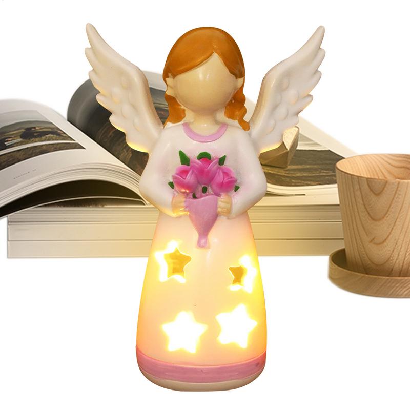 Candlestick Lamp Angel Statue  - Lighting Decor Living Room recensie en prijs