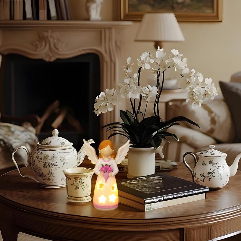 Candlestick Lamp Angel Statue  - Lighting Decor Living Room recensie en prijs