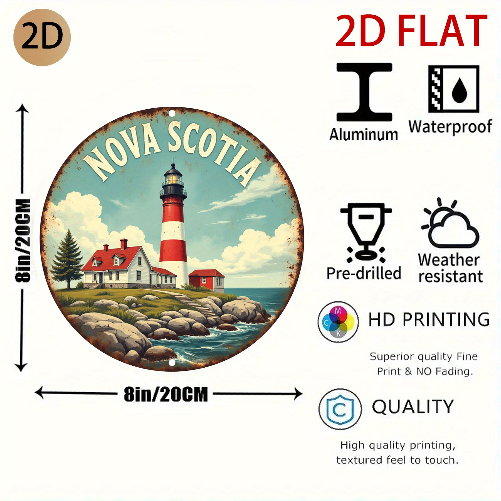 Nova Scotia Lighthouse Coastal - Nova Decor & Lighting Juletrelys recensie en prijs