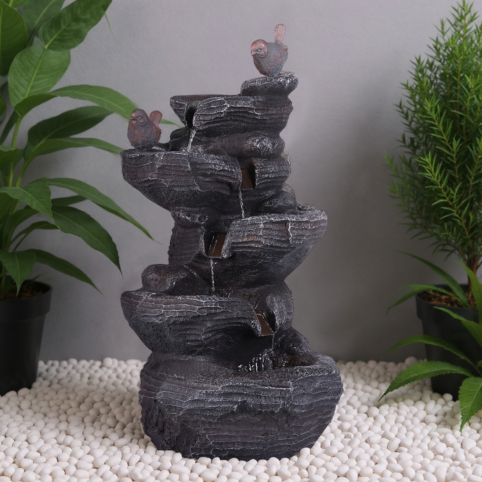 Resin Stone Imitation Waterfal - Office Lighting Decor recensie en prijs