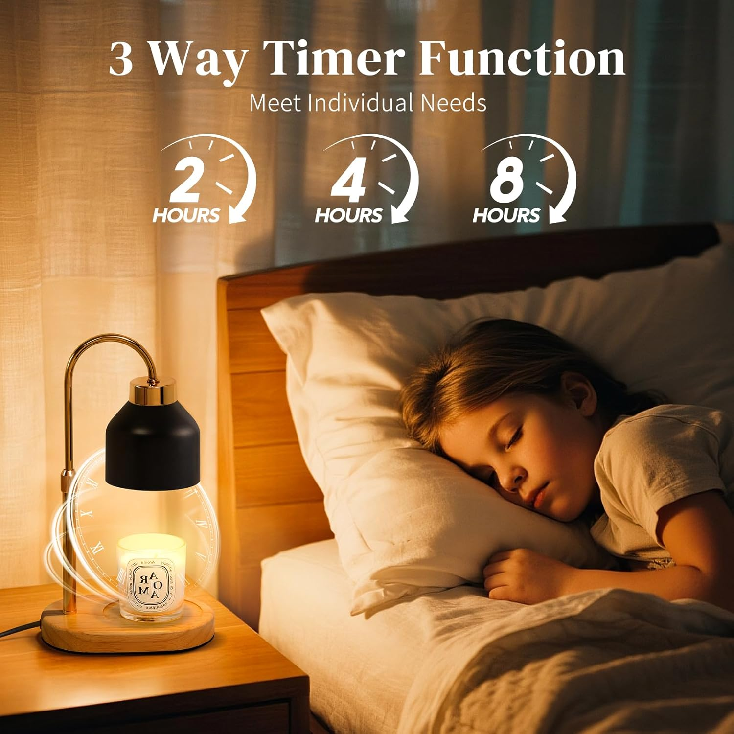 Black Candle Warmer Lamp with  - Lighting Decor Living Room recensie en prijs