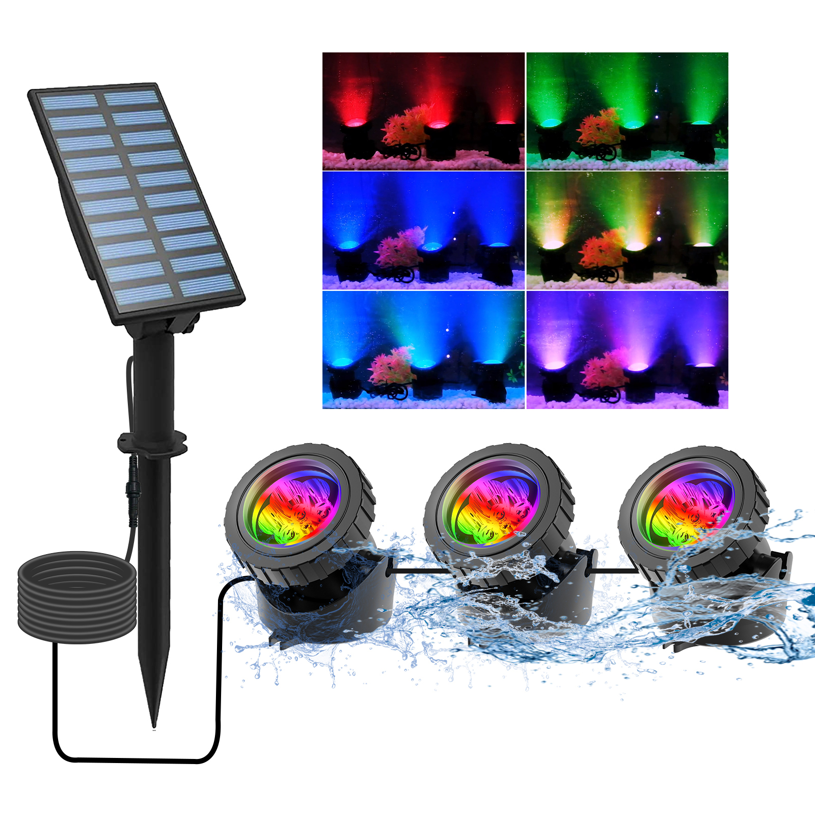 2/4/3/5 RGB Solar Light Outdoo - Lighting Decor Sunrise recensie en prijs