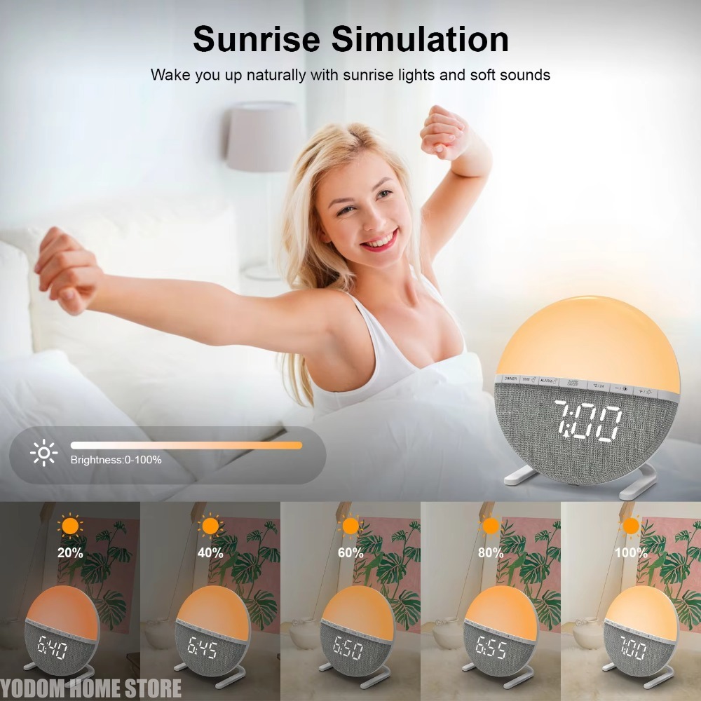 Sunrise Alarm Clock Wake Up Li - Lighting Decor Sunrise recensie en prijs