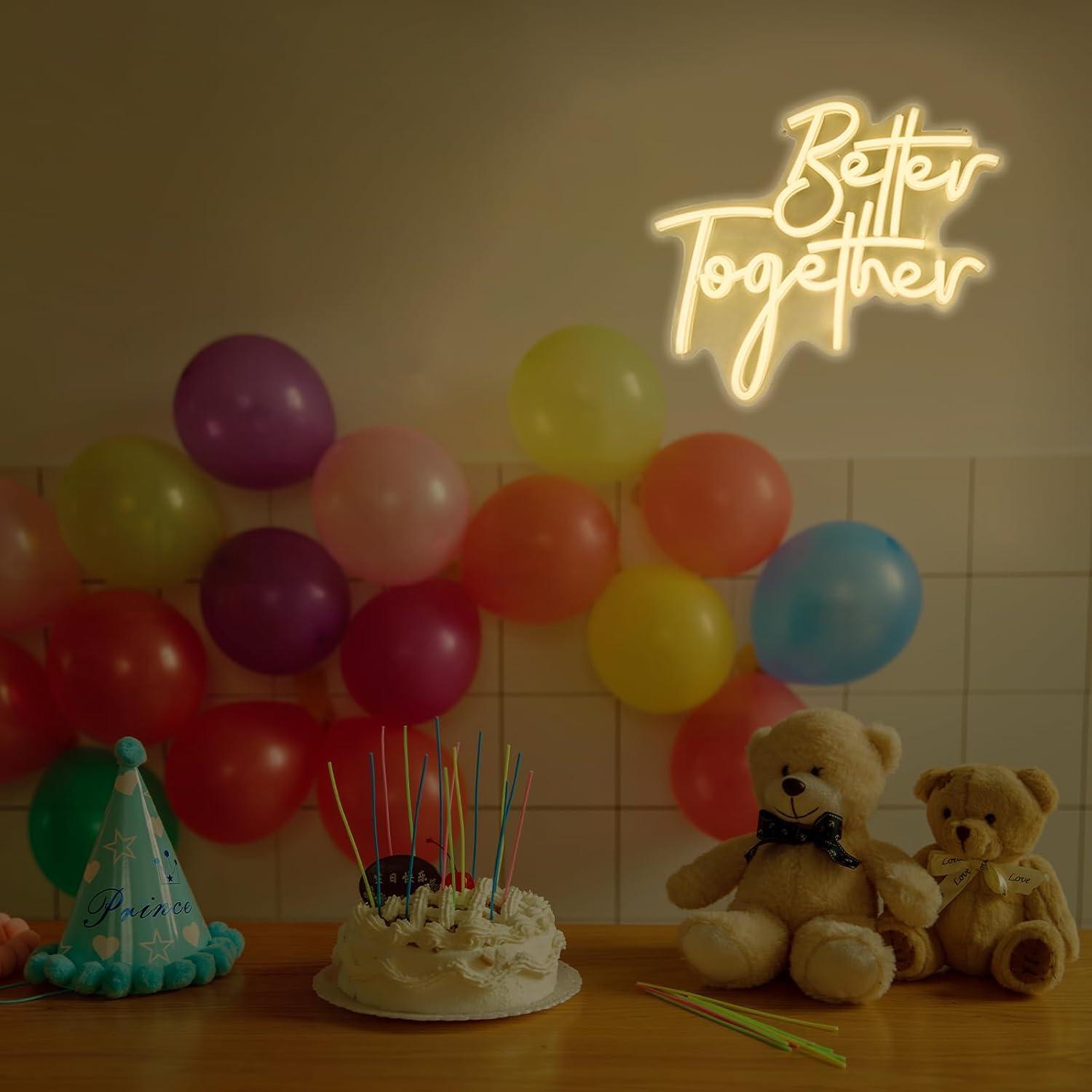 Better Together Neon Sign USB  - Lighting Decor Living Room recensie en prijs