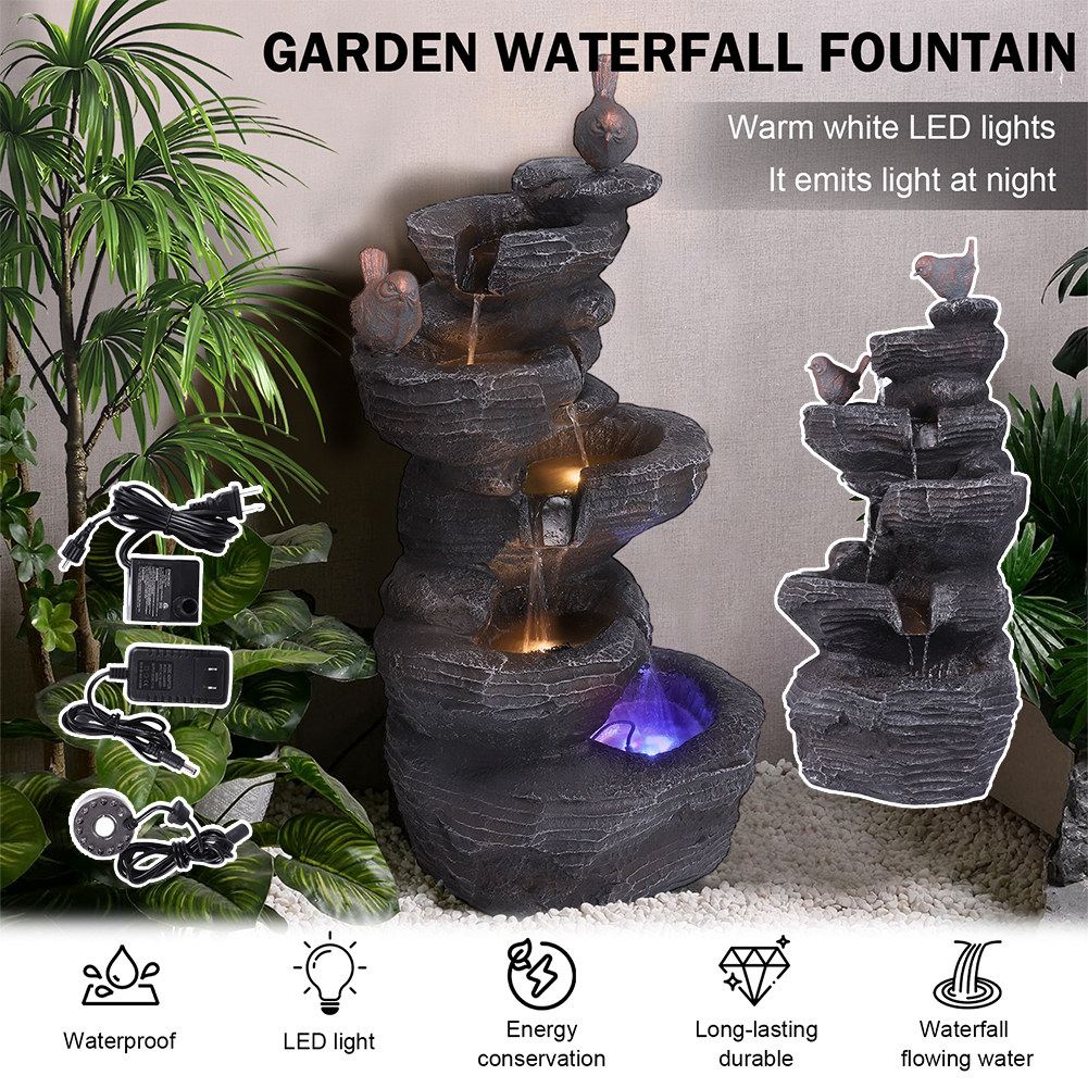 Resin Stone Imitation Waterfal - Office Lighting Decor recensie en prijs