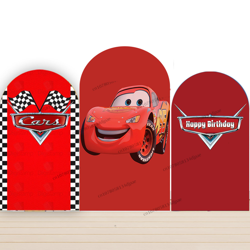 Race Car Arch Backdrop Cover C - Lighting Mcqueen Birthday Decor recensie en prijs