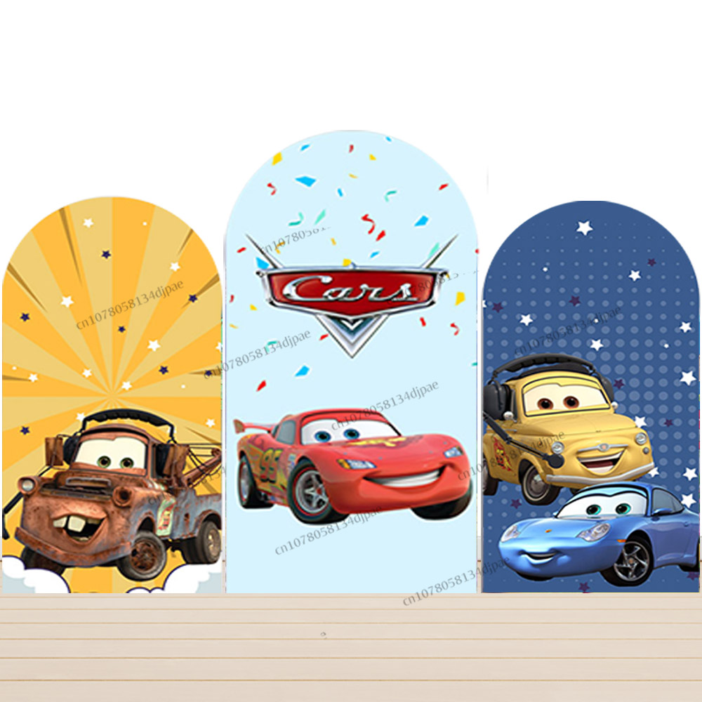 Race Car Arch Backdrop Cover C - Lighting Mcqueen Birthday Decor recensie en prijs
