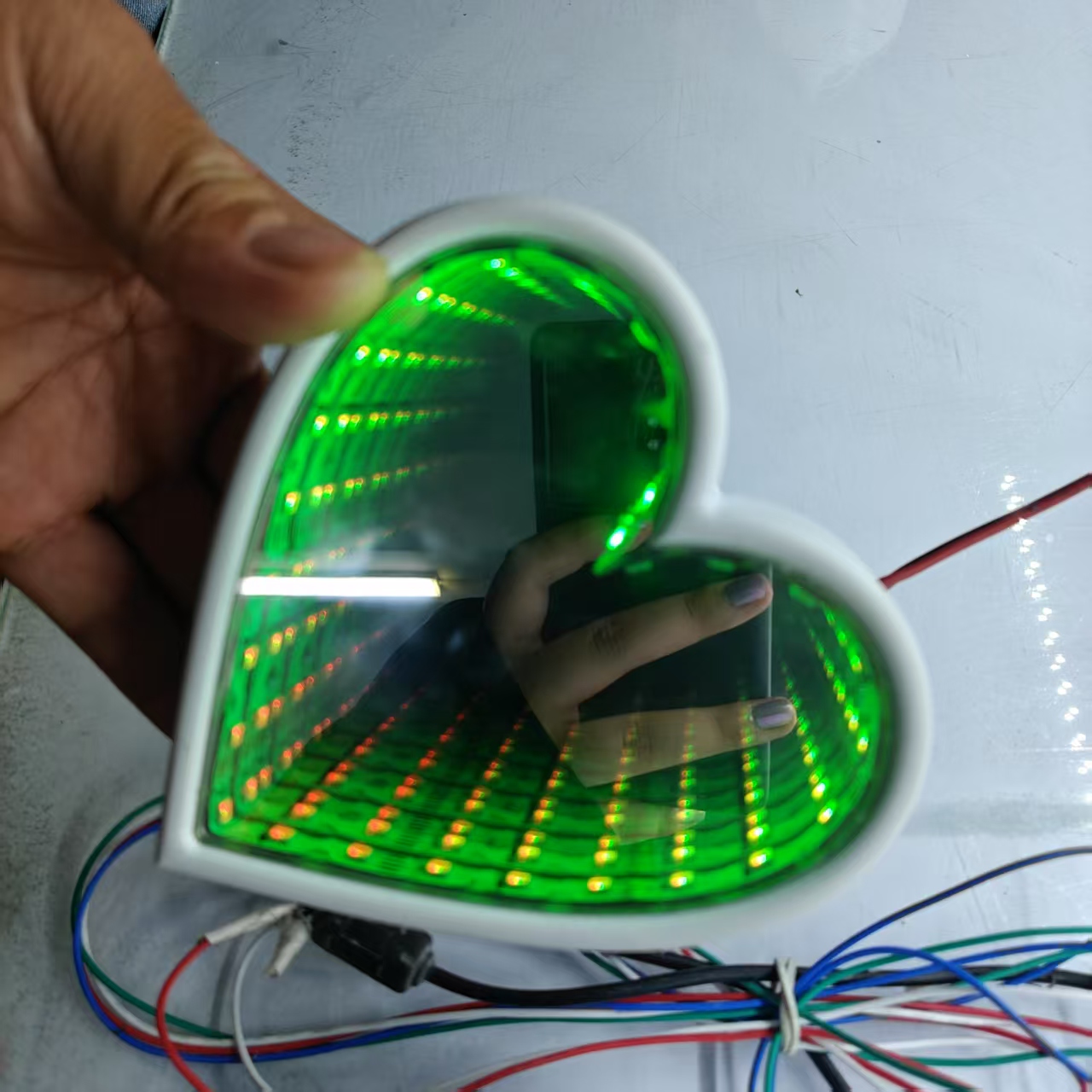 3D Multi-Color Infinity Mirror - Lighting Decor Company recensie en prijs
