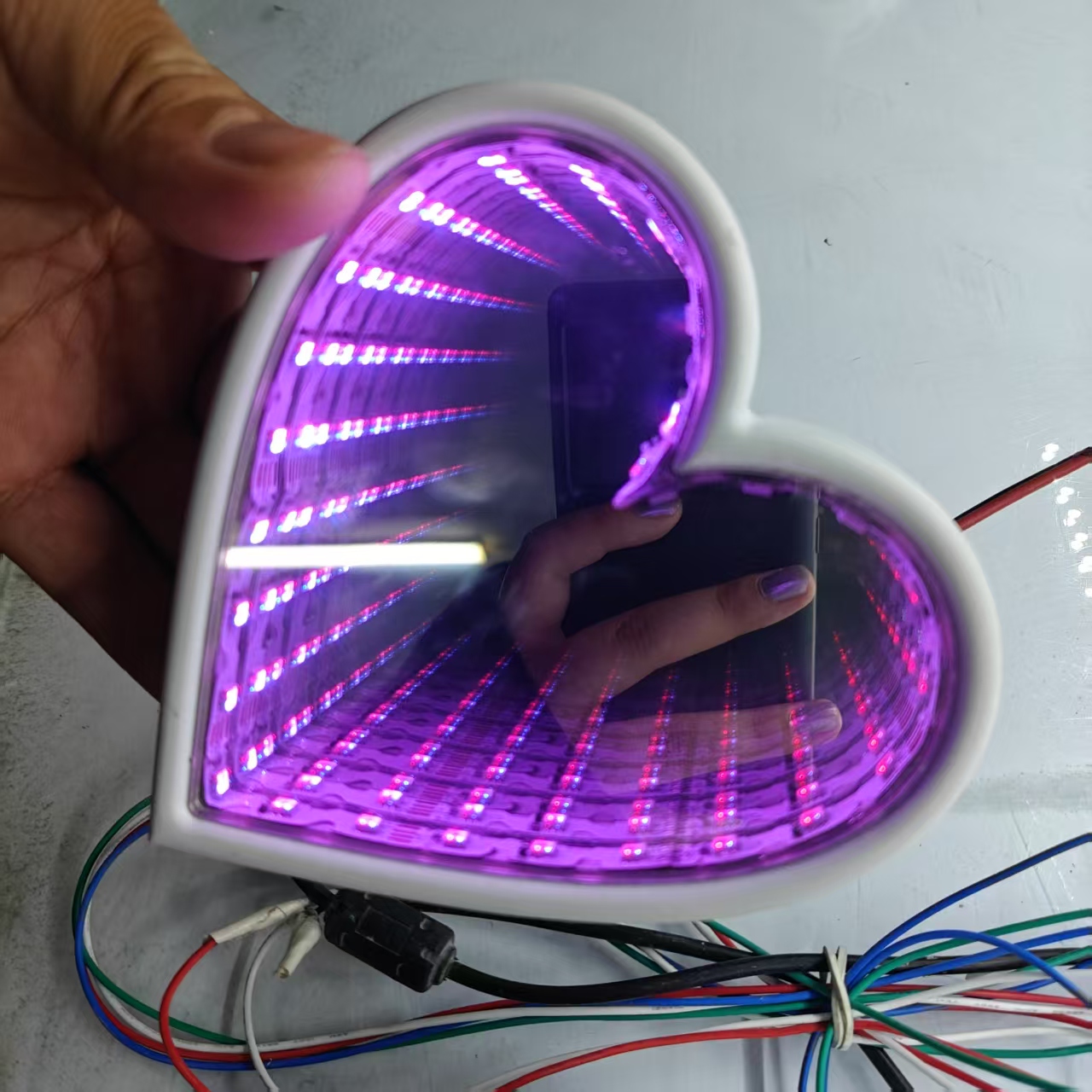 3D Multi-Color Infinity Mirror - Lighting Decor Company recensie en prijs