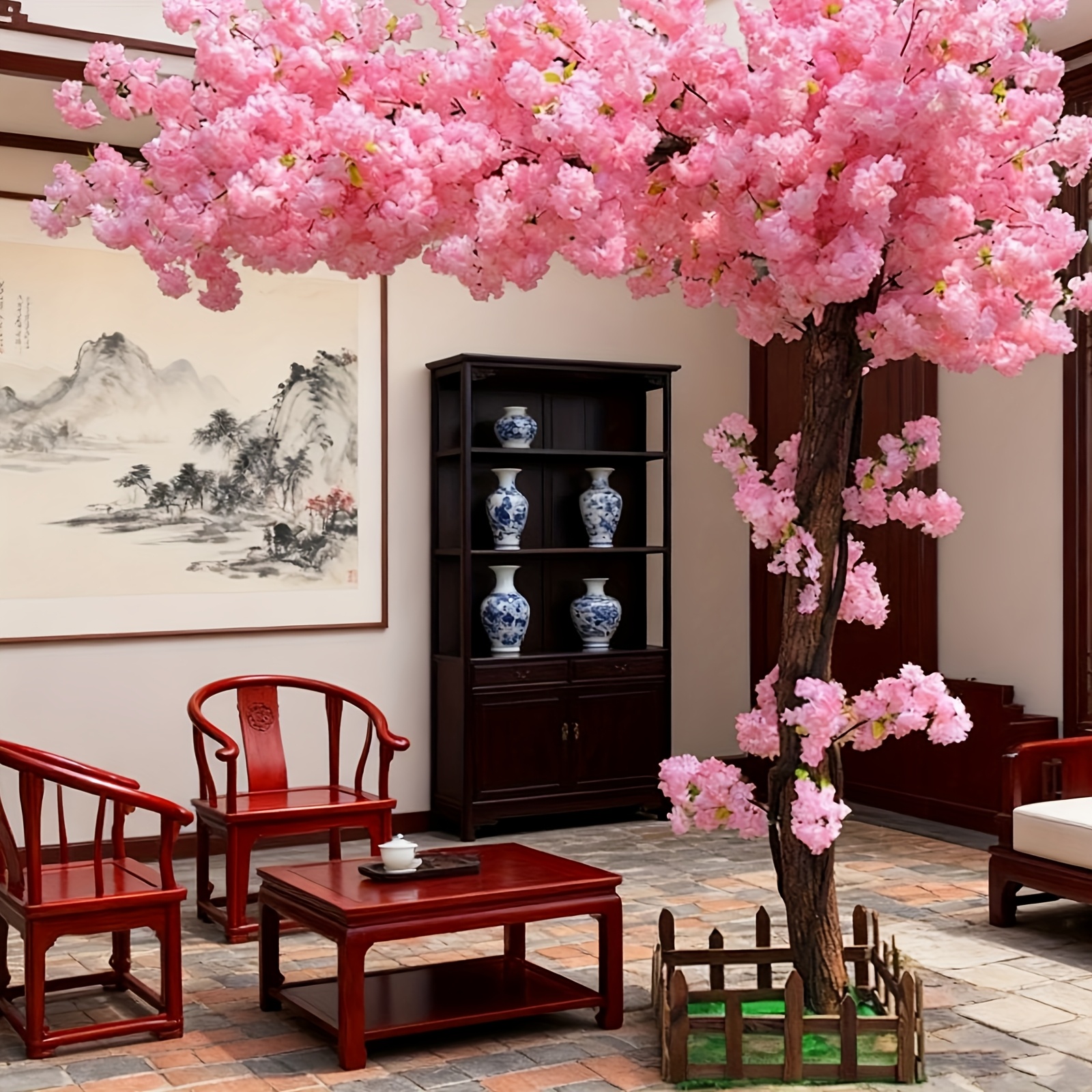 Artificial Cherry Blossom Tree - Lighting Decor Living Room recensie en prijs