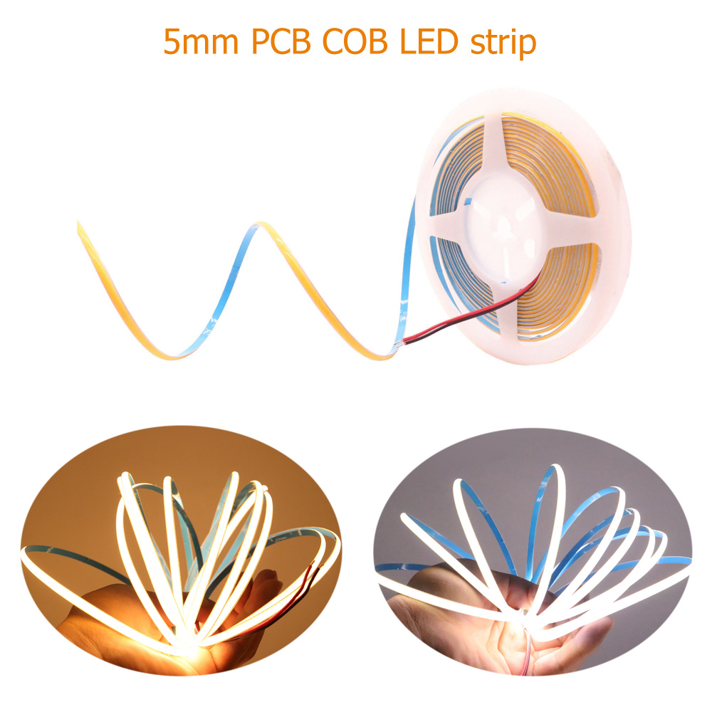 5mm  COB LED Strip 384LEDs/m S - Lighting Decor And More recensie en prijs