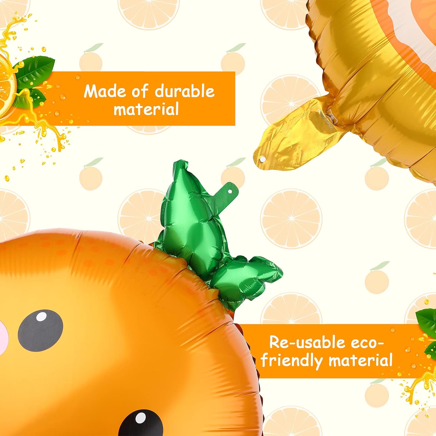 10Pcs Orange Slice Fruit Ballo - Orange Lighting Decor recensie en prijs