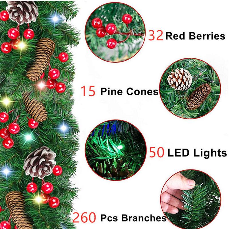 Lighted Christmas Garland Wate - Lighting Decor Company recensie en prijs