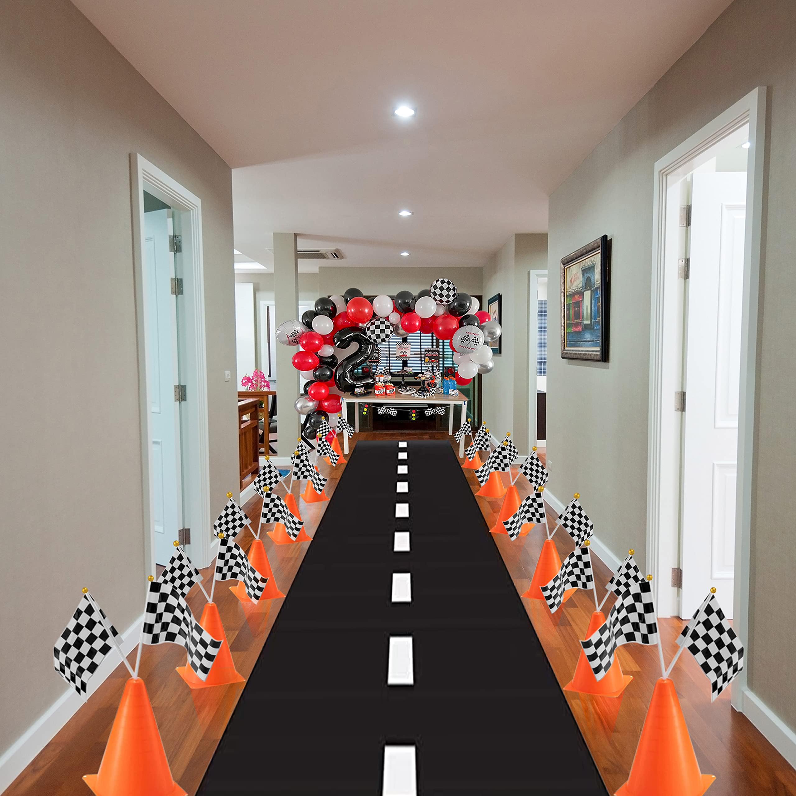 Racing Car Table Runner Tablec - Lighting Mcqueen Birthday Decor recensie en prijs