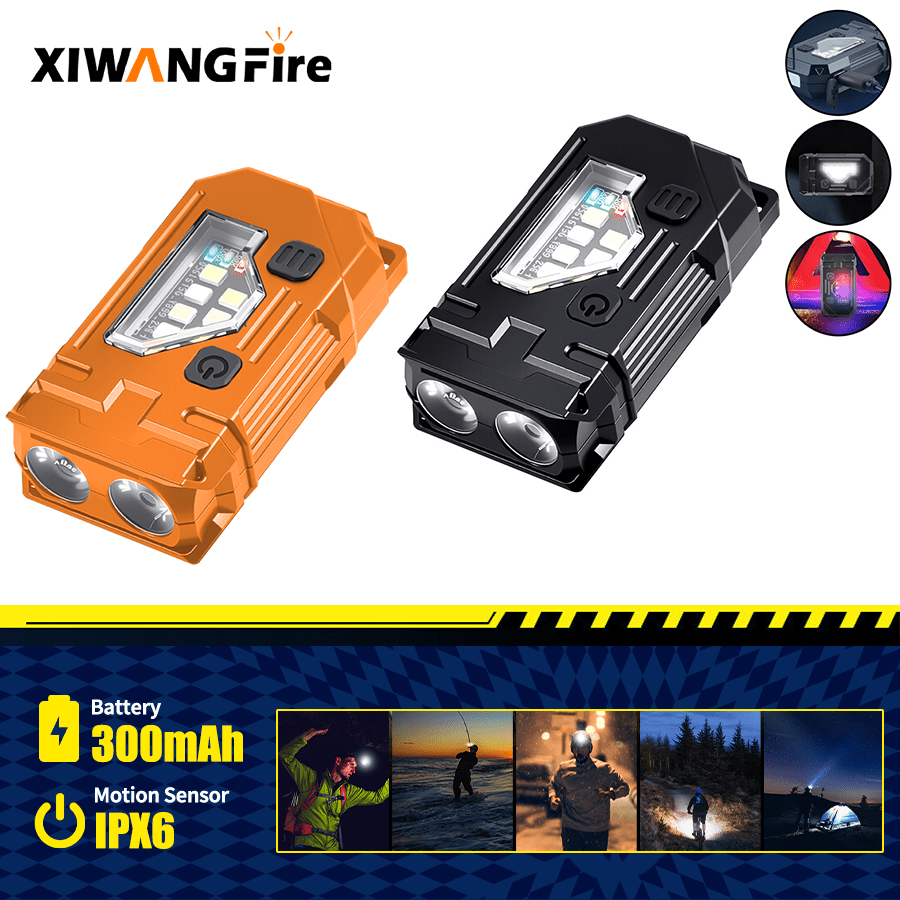 Mini Keychain EDC Flashlight - - Orange Lighting Decor recensie en prijs